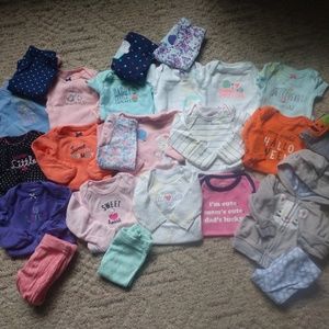 Lot of newborn Carter's